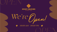 We're Open Now Facebook Event Cover