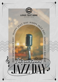 Elegant Jazz Day Poster