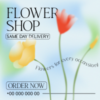 Flower Shop Delivery Instagram Post