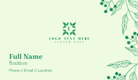 Ornamental Leaves Business Card