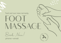 Body Massage Postcard example 4