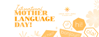 Quirky International Mother Language Day Facebook Cover