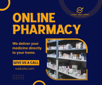 Pharmacy Delivery Facebook Post