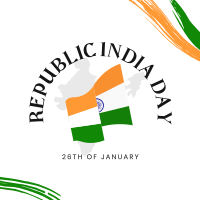 Indian Flag Instagram Post Design