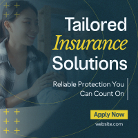 Modern Insurance Solutions Instagram Post Design