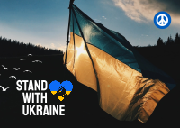 Stand with Ukraine Postcard