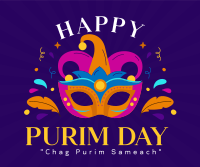 Purim Celebration Event Facebook Post