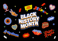 Black History Month Postcard