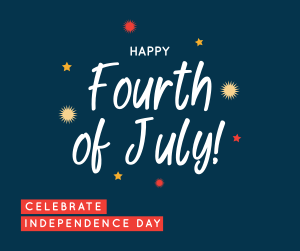 Sparkling Fourth of July Facebook Post Image Preview