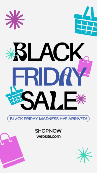 Minimalist Black Friday Instagram Reel Image Preview