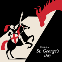 St. George's Day Linkedin Post