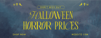 Vintage Halloween Sale Facebook Cover