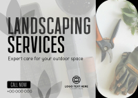 Professional Landscape Services Postcard