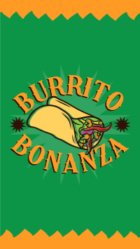 Burrito Bonanza Facebook Story