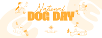 Cute Dog Day Facebook Cover