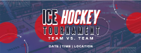 Sporty Ice Hockey Tournament Facebook Cover