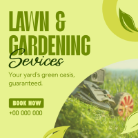 Professional Lawn Care Services Instagram Post Design