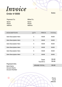 Solutions Invoice example 1