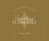 Elegant Jewelry Flash Sale Facebook Post