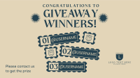 Giveaway Winners Stamp Facebook Event Cover