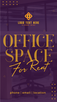 Corporate Office For Rent Instagram Story