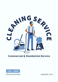 Professional Home Cleaner  Poster