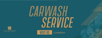 Cleaning Car Wash Service Facebook Cover