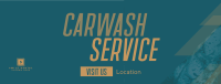 Cleaning Car Wash Service Facebook Cover Image Preview