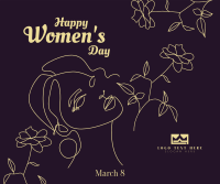 Floral Women's Day  Facebook Post