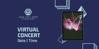 Virtual Concert Invitation Twitter Post