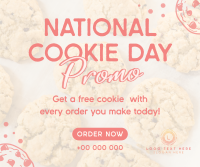 Cookie Day Discount Facebook Post