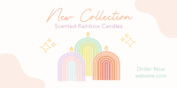 Rainbow Candle Collection Twitter Post