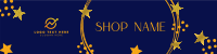 Starry Luxury Party Shop Etsy Banner