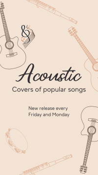 Acoustic Music Covers Instagram Story