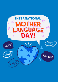 World Mother Language Poster