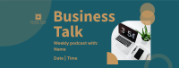 Startup Business Podcast Facebook Cover Image Preview