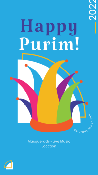 Purim Hat Instagram Story