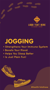 Jogging Facts Facebook Story