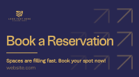 Generic Booking Reservation Animation