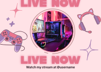 Livestreamer Postcard example 3