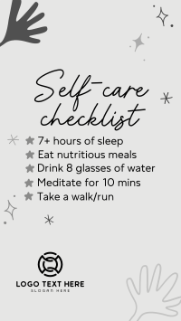 Self care checklist Instagram Reel Image Preview