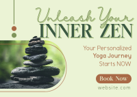 Yoga Training Zen Postcard