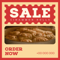 Cinnamon Rolls Sale Linkedin Post