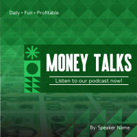 Money Talks Podcast Instagram Post