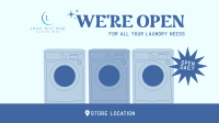 Laundry Store Hours Facebook Event Cover