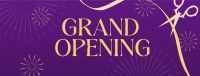 Fireworks Grand Opening Facebook Cover Image Preview