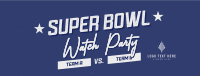 Watch Live Super Bowl Facebook Cover