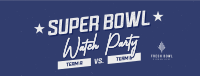 Watch Live Super Bowl Facebook Cover Image Preview