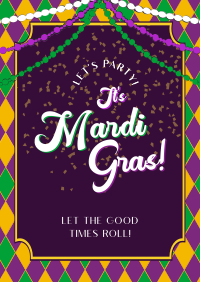 Mardi Gras Party Poster