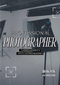 Studio Professional Photographer Poster